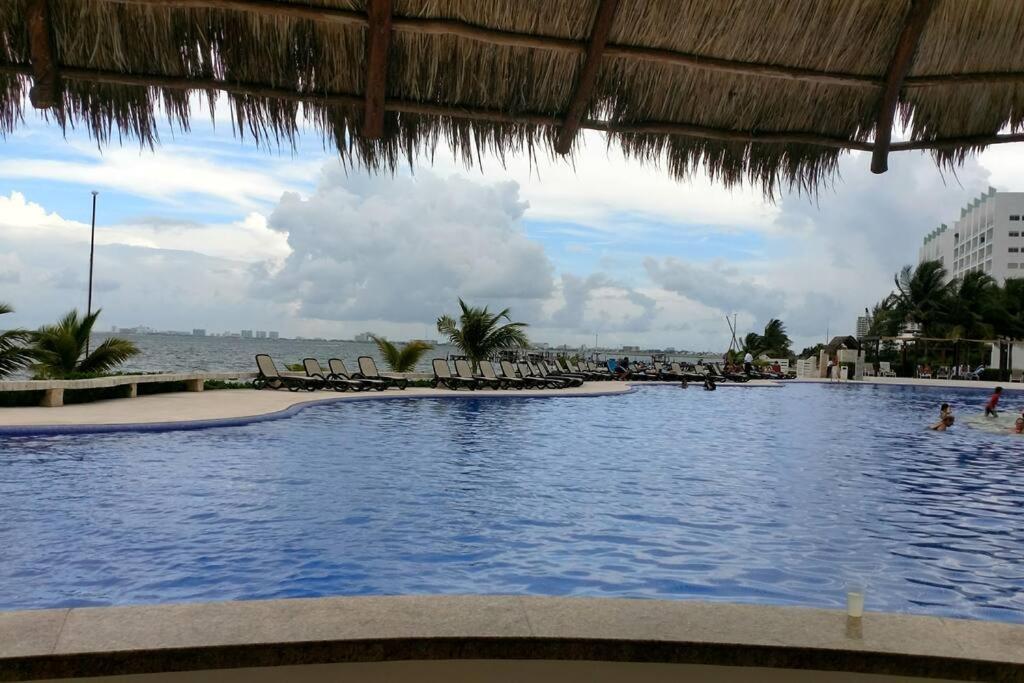קנקון Hermoso Condo De 2 Habitaciones Frente Al Caribe מראה חיצוני תמונה